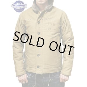 画像: 【 BUZZ RICKSON'S（バズリクソンズ） 】 N-1 KHAKI DECK JACKET [ STENCIL CVG-14 ] 