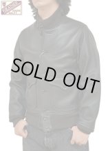 画像: 【 Y'2 LEATHER（ワイツーレザー） 】 Sheep Skin TYPE A-1 [ SHEEP SKIN (羊革)  ] [ BLACK ]