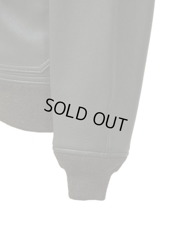 画像10: 【 Y'2 LEATHER（ワイツーレザー） 】 Sheep Skin TYPE A-1 [ SHEEP SKIN (羊革)  ] [ BLACK ]