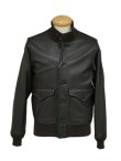 画像3: 【 Y'2 LEATHER（ワイツーレザー） 】 Sheep Skin TYPE A-1 [ SHEEP SKIN (羊革)  ] [ BLACK ]