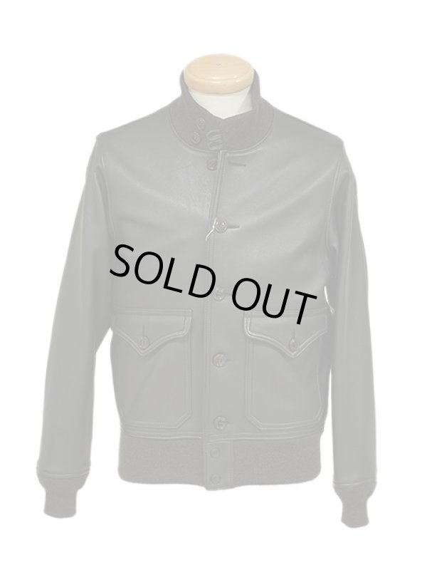 画像3: 【 Y'2 LEATHER（ワイツーレザー） 】 Sheep Skin TYPE A-1 [ SHEEP SKIN (羊革)  ] [ BLACK ]