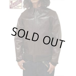 画像: 【 Y'2 LEATHER（ワイツーレザー） 】　TYPE A-2 [ Pull Up Horse ] [ 馬革 ] [ BROWN ]