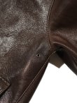 画像9: 【 Y'2 LEATHER（ワイツーレザー） 】　TYPE A-2 [ Pull Up Horse ] [ 馬革 ] [ BROWN ]