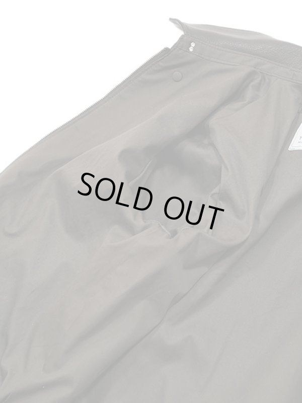 画像12: 【 Y'2 LEATHER（ワイツーレザー） 】　TYPE A-2 [ Deer Skin ] [ 鹿革 ] [ BLACK ] [ 限定モデル ]