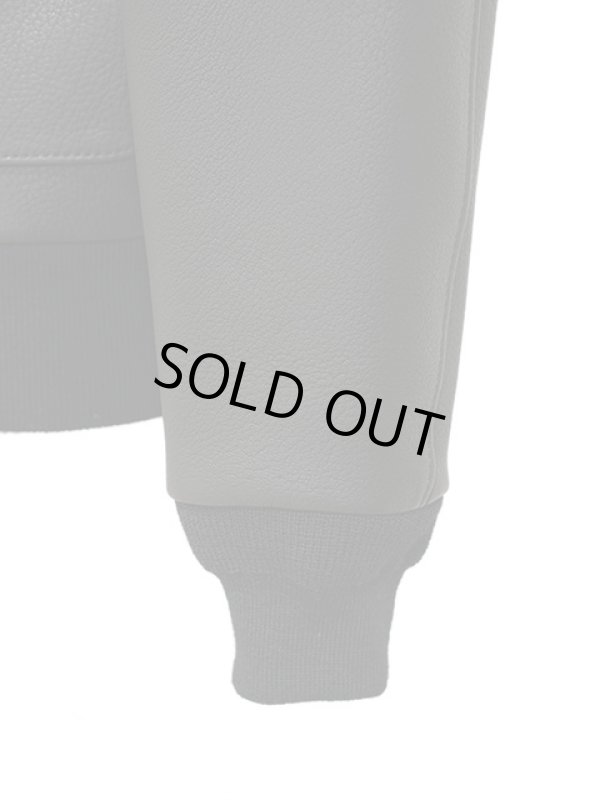 画像8: 【 Y'2 LEATHER（ワイツーレザー） 】　TYPE A-2 [ Deer Skin ] [ 鹿革 ] [ BLACK ] [ 限定モデル ]