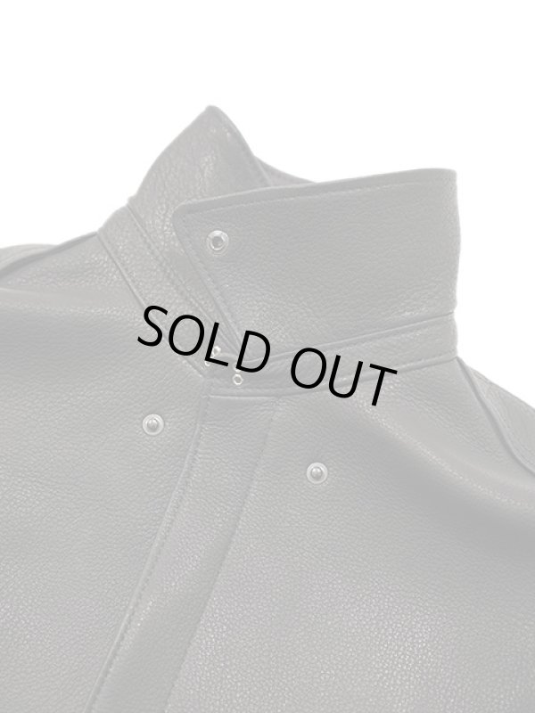 画像9: 【 Y'2 LEATHER（ワイツーレザー） 】　TYPE A-2 [ Deer Skin ] [ 鹿革 ] [ BLACK ] [ 限定モデル ]