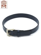 画像: 【 SAMURAI JEANS（サムライジーンズ） 】 藍染レザーベルト [ 大和藍染レザー(牛革) ] [ GOLD バックル ]