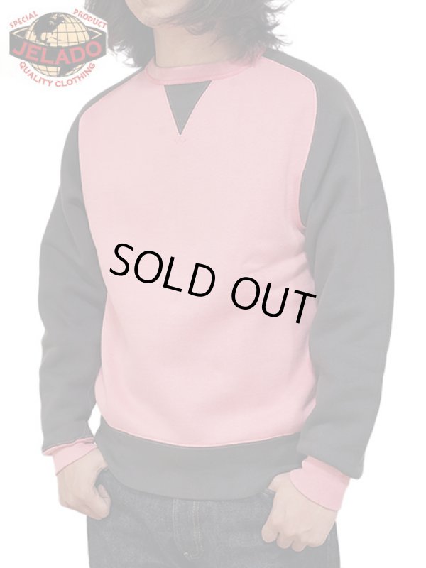 画像9: 【 JELADO（ジェラード） 】 フリーダムスリーブスウェット [ Champs 2 Ton ] [ Flamingo Pink x Smoke Black  ]