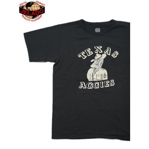 画像: 【 JELADO（ジェラード） 】 カレッジTシャツ [ TEXAS AGGEIS Tee ] [ BLACK ] 【 メール便可 】 