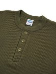 画像3: 【 JELADO（ジェラード） 】 10/- MEGA メガサーマルヘンリーネックTシャツ [ ATHLETIC BRAND ] [ OLIVE ]