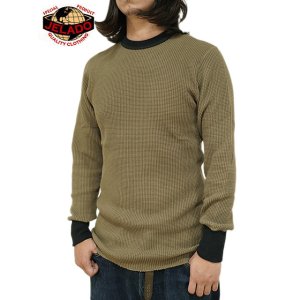 画像: 【 JELADO（ジェラード） 】　10/- MEGA ツートンクルーネックメガサーマル [ ATHLETIC BRAND ] [ Coyote x Black ]