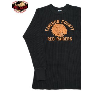 画像: 【 JELADO（ジェラード） 】　10/- MEGA プリントメガサーマル [ Red Raiders Print ] [ Black ]