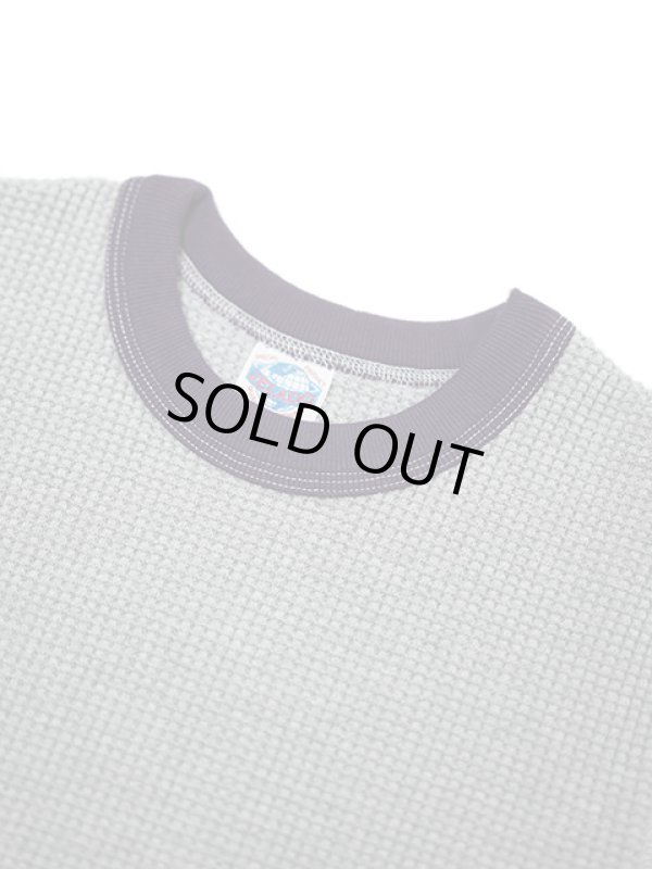 画像3: 【 JELADO（ジェラード） 】　10/- MEGA ツートンクルーネックメガサーマル [ ATHLETIC BRAND ] [ Salt & Pepper x Purple ]