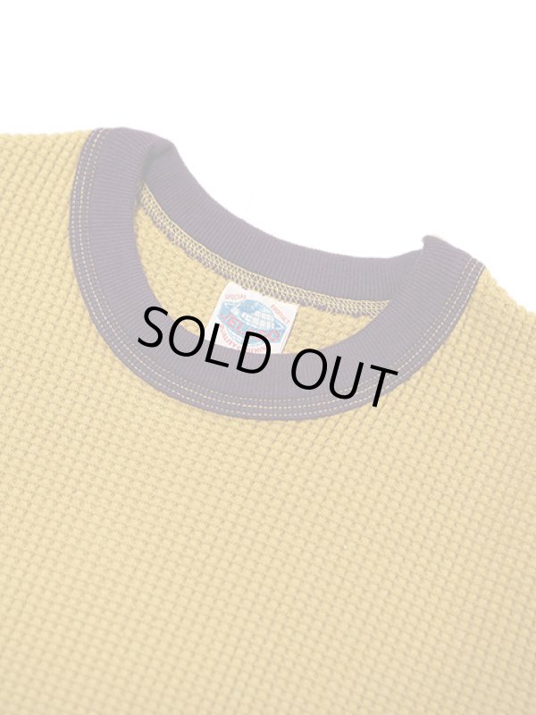 画像3: 【 JELADO（ジェラード） 】　10/- MEGA ツートンクルーネックメガサーマル [ ATHLETIC BRAND ] [ Mustard x Purple ]