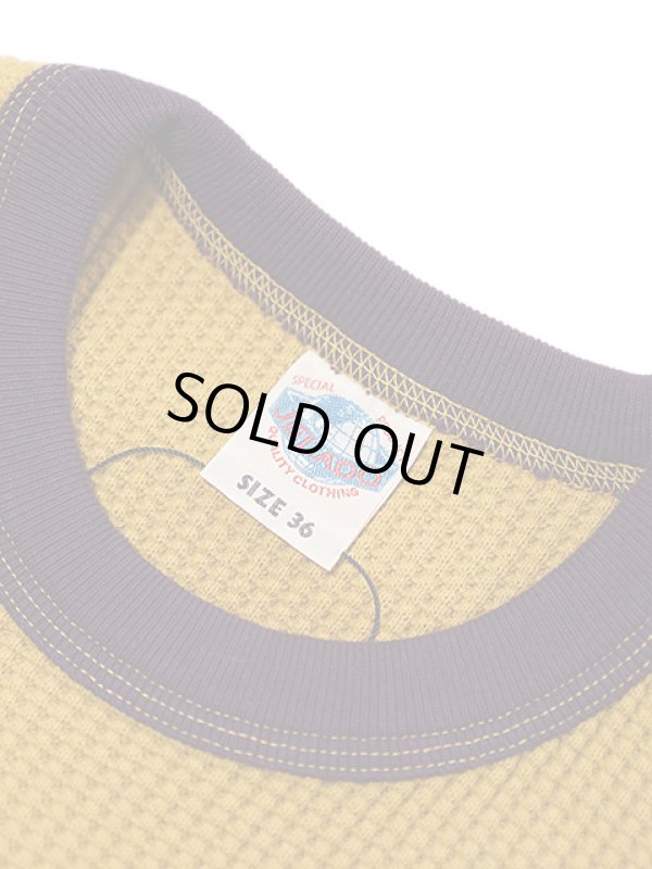 画像5: 【 JELADO（ジェラード） 】　10/- MEGA ツートンクルーネックメガサーマル [ ATHLETIC BRAND ] [ Mustard x Purple ]