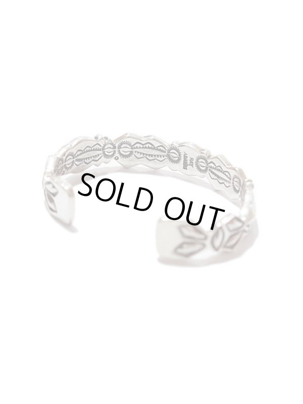 RAY ADAKAI（レイアダカイ） 】 ダブルスタンプシルバーバングル - Lua