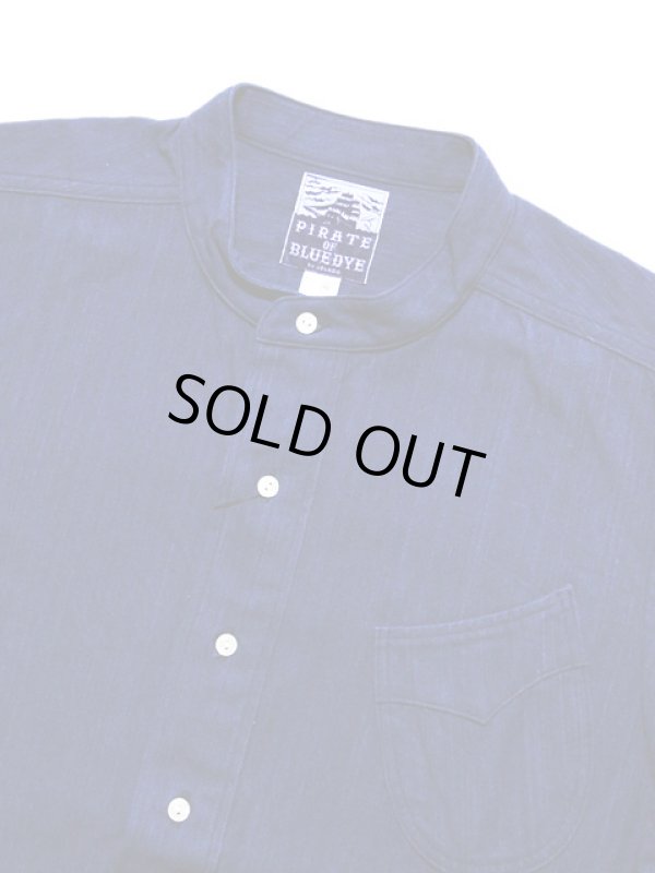 画像3: 【 JELADO（ジェラード） 】　七分袖バンドカラープルオーバーシャツ　[ Ploughman Shirts ]　[ Indigo ]