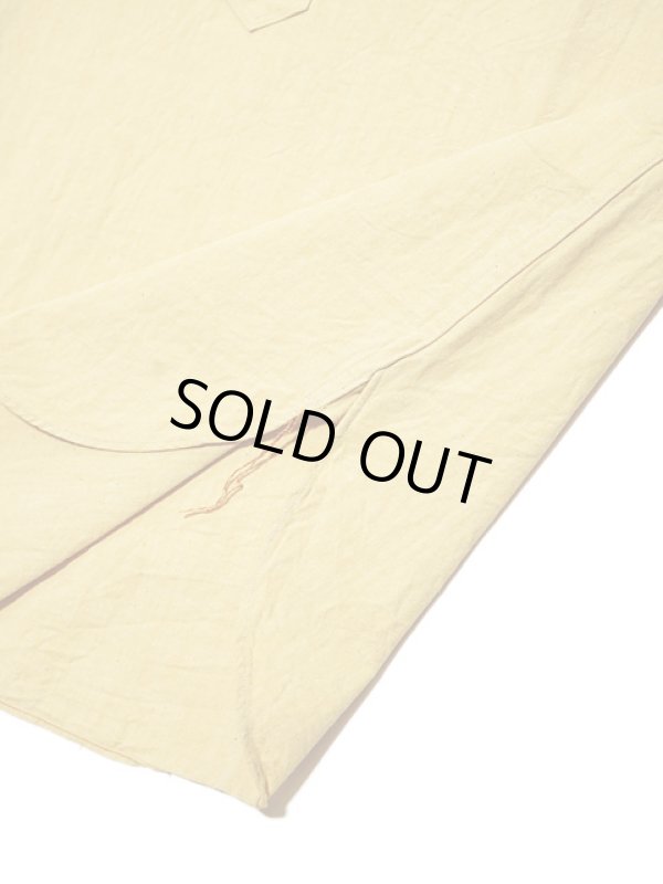 画像6: 【 JELADO（ジェラード） 】　七分袖バンドカラープルオーバーシャツ　[ Ploughman Shirts ]　[ Yellow ]