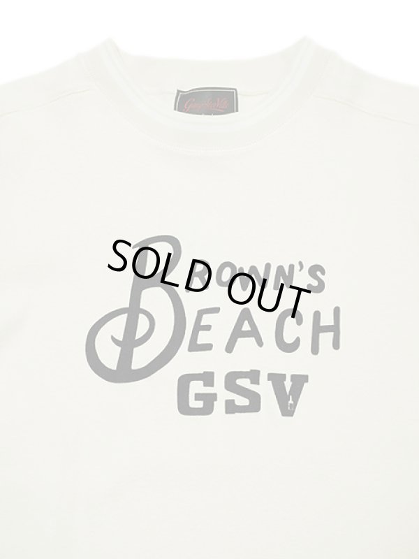 画像4: 【 メール便可 】  BROWN'S BEACH (ブラウンズビーチ) x Gangsterville（ギャングスタービル） 】　フライスロンT　[ MOONSHINE GANG-L/S T-SHIRT ]