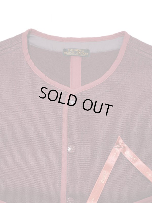 画像3: 【 BROWN'S BEACH (ブラウンズビーチ) 】　ビーチクロスベスト　[ EARLY VEST ] [ BURGUNDY ]