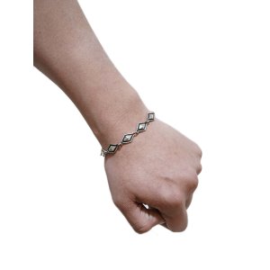 画像: 【 Indian Jewelry（インディアン ジュエリー） 】 ナバホシルバーチェーンブレス [ Navajo Silver Bracelet ] [ 21cm ] 【 メール便可 】