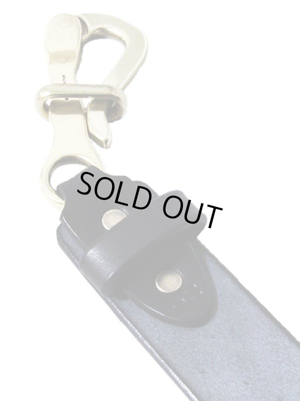 画像3: 【 Pherrow's（フェローズ） 】　変形フックバックルレザーベルト　[ BLACK ]