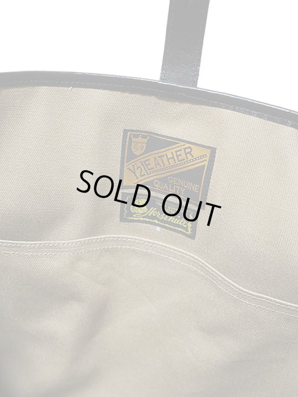 画像7: 【 Y'2 LEATHER（ワイツーレザー） 】　ホースハイドトートバッグ　HORSE HIDE TOTE BAG　[ VINTAGE HORSE ] [ 馬革 ] 