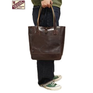 画像: 【 Y'2 LEATHER（ワイツーレザー） 】　ホースハイドトートバッグ　[ HORSE HIDE TOTE BAG ] [ SMALL ] [ Pull Up Horse ] [ BROWN ]