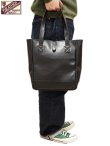 画像1: 【 Y'2 LEATHER（ワイツーレザー） 】　ホースハイドトートバッグ　[ HORSE HIDE TOTE BAG ] [ SMALL ] [ Vintage Horse Light ] [ BLACK (茶芯) ]