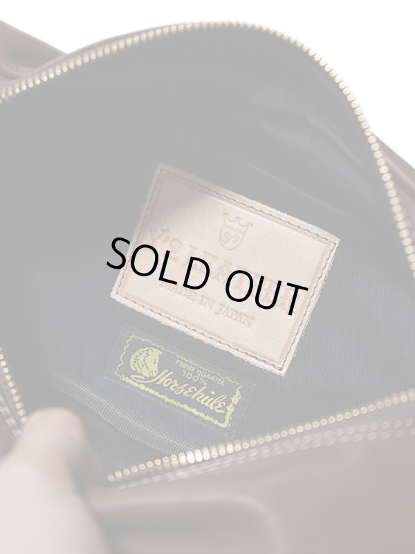 画像9: 【 限定モデル 】 【 Y'2 LEATHER（ワイツーレザー） 】　ホースハイドウエストバッグ　HORSE HIDE WAIST BAG [ HV HORSE CHERRY ] [ 馬革 ]