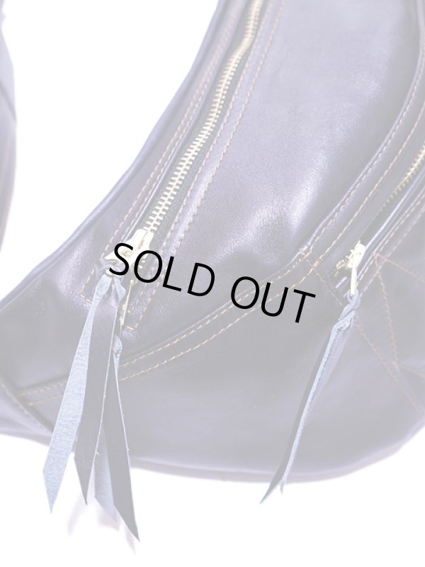 画像6: 【 LUA×Y'2 LEATHER（ルア×ワイツーレザー） 】 　別注インディゴホースウエストバッグ　[ INDIGO HORSE ]　[ HORSE HIDE WAIST BAG ]　[ Lot.14 ]　[ LUA LIMITED EDITION ] 再入荷！