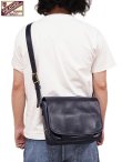 画像1: 【 Y'2 LEATHER（ワイツーレザー） 】　インディゴホースメールバッグ [ SMALL ] HORSE HIDE MAIL BAG　[ INDIGO HORSE ] [ 馬革 ] 