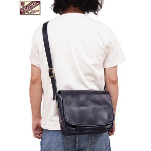 画像: 【 Y'2 LEATHER（ワイツーレザー） 】　インディゴホースメールバッグ [ SMALL ] HORSE HIDE MAIL BAG　[ INDIGO HORSE ] [ 馬革 ] 