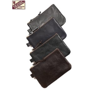 画像:  【 Y'2 LEATHER（ワイツーレザー） 】　ホースハイドレザーポーチ　HORSE HIDE LEATHER POACH [ 馬革 ] 【 メール便可 】