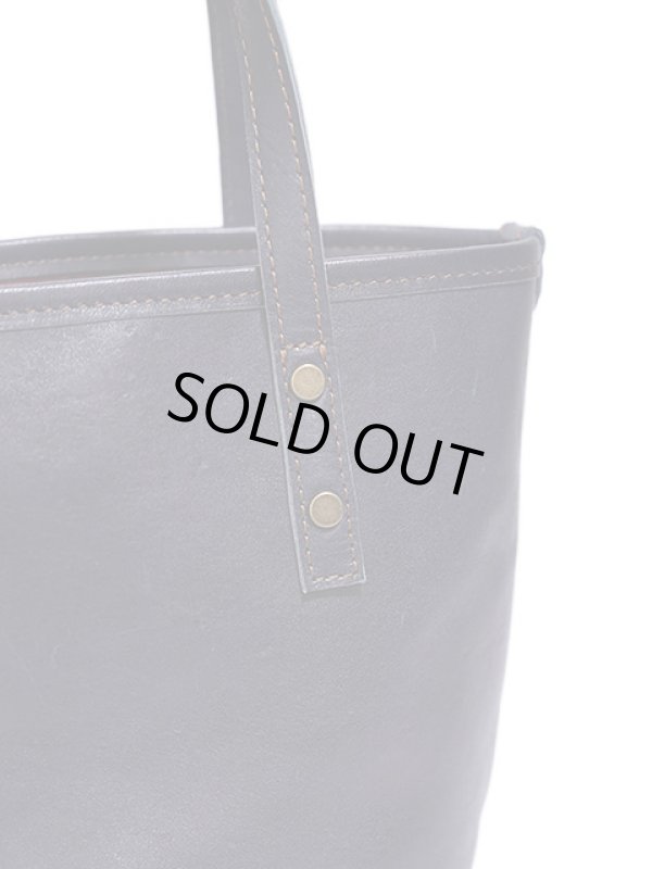 画像4: 【 Y'2 LEATHER（ワイツーレザー） 】　ホースハイドミニトートバッグ　[ HORSE HIDE MINI TOTE BAG ] [ 馬革 ] [ INDIGO (INDIGO HORSE) ]