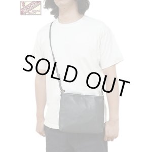 画像: 【 Y'2 LEATHER（ワイツーレザー） 】　ホースハイドサコッシュ [ Natural Scar Horse ] [ 馬革 ] [ GRAY ] 【 メール便可 】