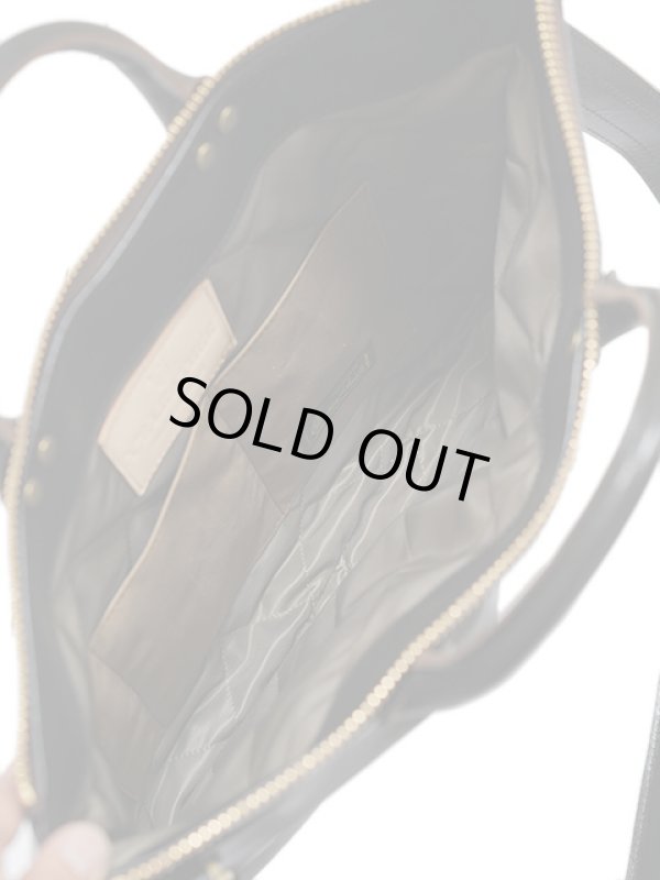 画像10: 【 Y'2 LEATHER（ワイツーレザー） 】 HORSE HIDE HELMET BAG [ VINTAGE HORSE LIGHT ] [ 馬革 ] [ BLACK ]