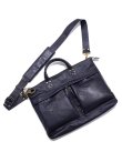 画像3: 【 Y'2 LEATHER（ワイツーレザー） 】 HORSE HIDE HELMET BAG [ INDIGO HORSE ] [ 馬革 ] [ INDIGO ]