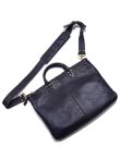 画像4: 【 Y'2 LEATHER（ワイツーレザー） 】 HORSE HIDE HELMET BAG [ INDIGO HORSE ] [ 馬革 ] [ INDIGO ]