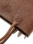 画像4: 【 Y'2 LEATHER（ワイツーレザー） 】 BULL HIDE TOTE BAG [ 3.0mm BULL HIDE ] [ RED BROWN ]