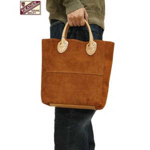 画像: 【 Y'2 LEATHER（ワイツーレザー） 】　ステアラフアウトトートバッグ [ Steer Roughout (牛革) ] [ CAMEL ]