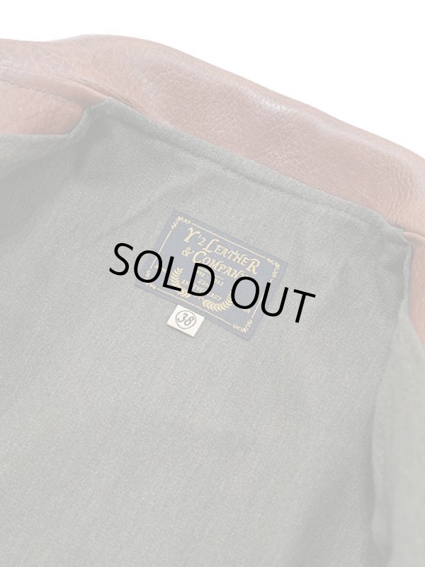 画像11: 【 Y'2 LEATHER（ワイツーレザー） 】 Bull Hide Sports Jacket [ BULL HIDE 3.0mm ] [ 25周年限定モデル ]