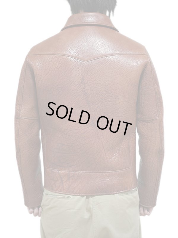 画像2: 【 Y'2 LEATHER（ワイツーレザー） 】 Bull Hide Sports Jacket [ BULL HIDE 3.0mm ] [ 25周年限定モデル ]