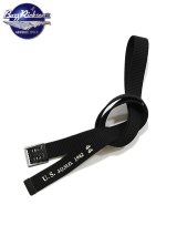 画像: 【 メール便可 】 【 BUZZ RICKSON'S × William Gibson（バズリクソンズ×ウィリアムギブソン） 】　トラウザース・ベルト [ BELT, WEB, WAIST, EM M-1937 ] [ Black ]