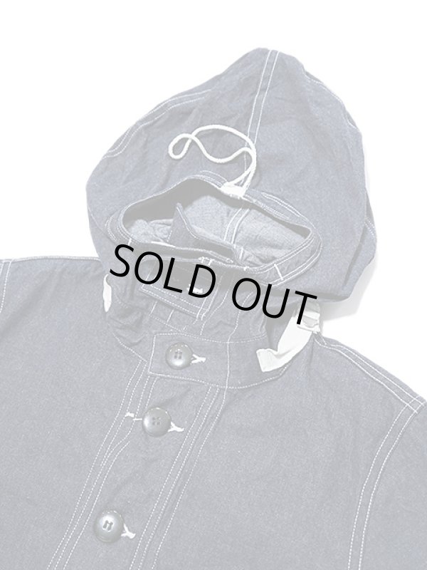画像3: 【 BUZZ RICKSON'S（バズリクソンズ） 】　U.S. NAVY HOODED PULLOVER JACKET　[ DENIM ]