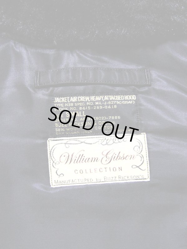 画像14: 【 BUZZ RICKSON'S×William Gibson（バズリクソンズ×ウィリアムギブソン） 】　BLACK N-3B SLENDER　[ MONO STENCIL ]