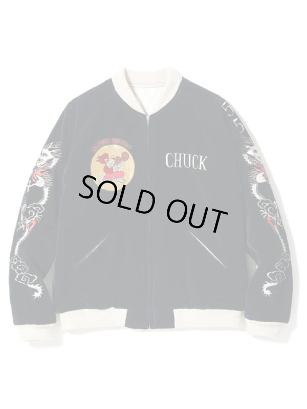 画像2: 【 BUZZ RICKSONS × KOSHO & CO. 】　SPECIAL EDITION SUKA　[ “334th FTR. BOMB. SQ. CHITOSE JAPAN” ] [ NAVY ] [ TAILOR TOYO ]