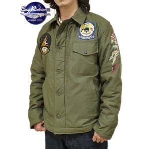 画像: 【 BuzzRicksons（バズリクソンズ） 】　A-2 DECK JACKET [ U.S.NAVY ] [ VA-115 ] [ OLIVE DRAB ]