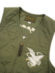 画像3: 【 BUZZ RICKSON'S（バズリクソンズ） 】 "SUKA" EMBROIDERY VEST [ OLIVE ]