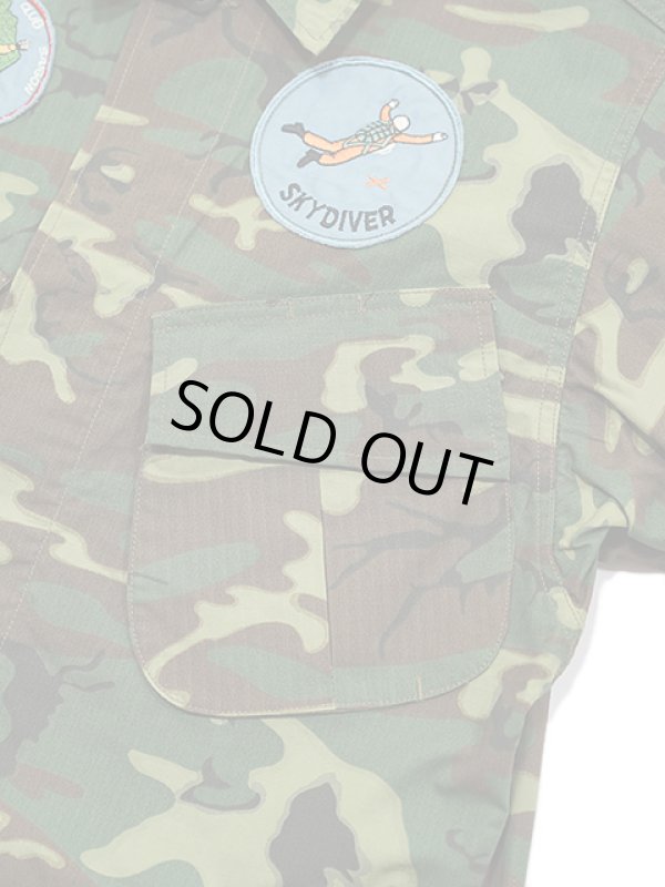 画像6: 【 BUZZ RICKSON'S（バズリクソンズ） 】　COAT, MAN'S, CAMOUFLAGE, COTTON, WIND, RESISTANT, POPLIN, CLASS 2 [ MEDICS USAF ]